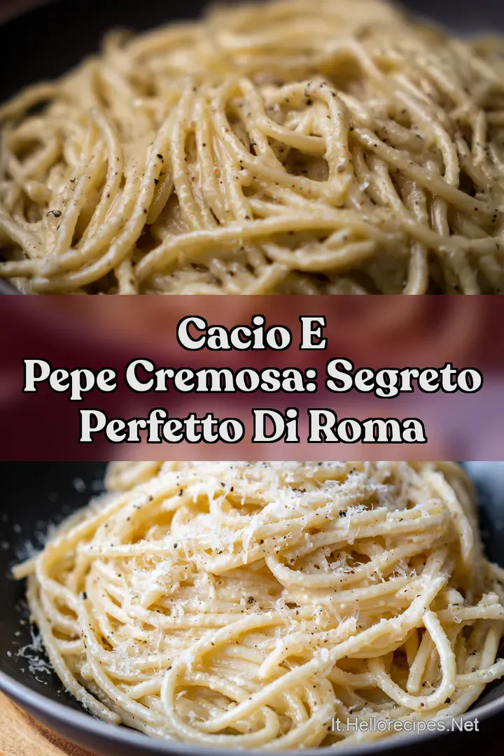 Cacio e Pepe Cremosa: Segreto Perfetto di Roma