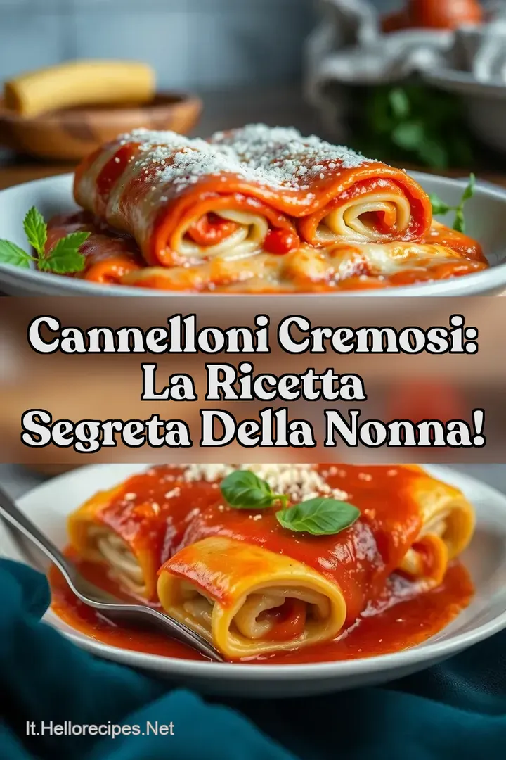Cannelloni Cremosi: La Ricetta Segreta Della Nonna!