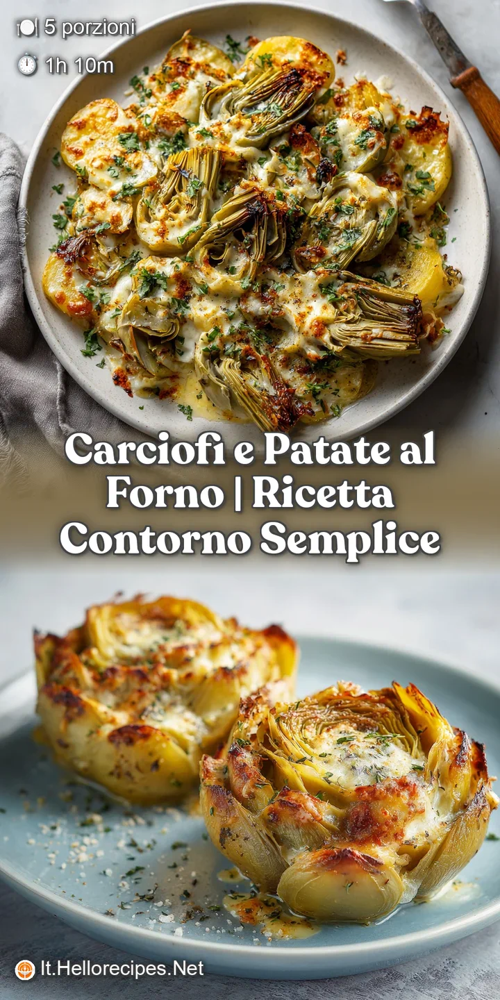 A close-up reveals the tender, fluffy interior of baked potato alongside a slightly crispy, seasoned artichoke leaf.