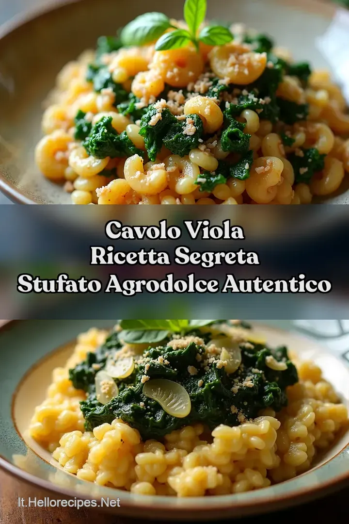 Cavolo Viola Ricetta Segreta Stufato Agrodolce Autentico