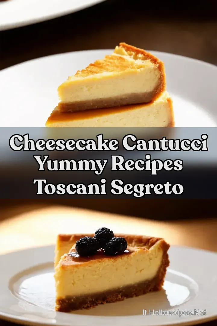 Cheesecake Cantucci Yummy Recipes Toscani Segreto