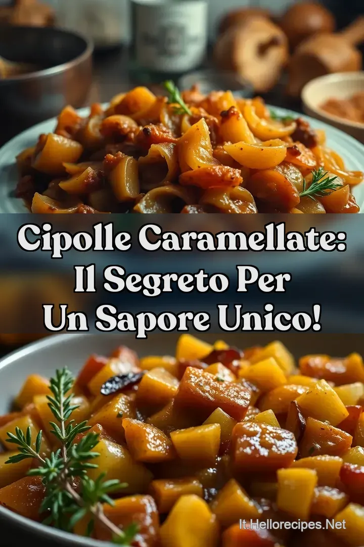 Cipolle Caramellate: Il Segreto per un Sapore Unico!