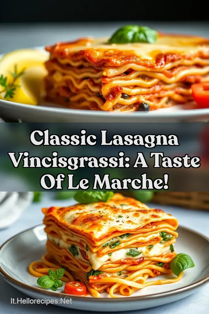 Classic Lasagna Vincisgrassi: A Taste of Le Marche!