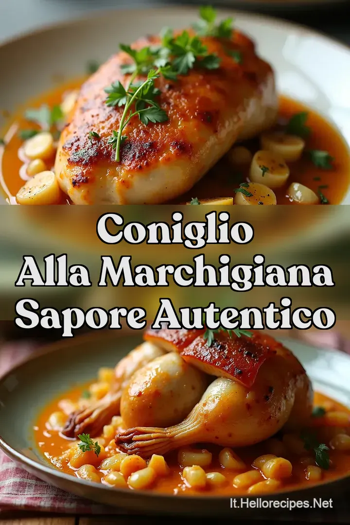 Coniglio Alla Marchigiana Sapore Autentico