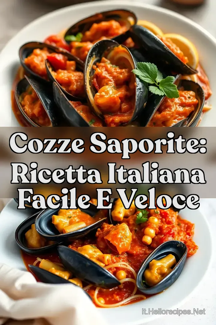 Cozze Saporite: Ricetta Italiana Facile e Veloce