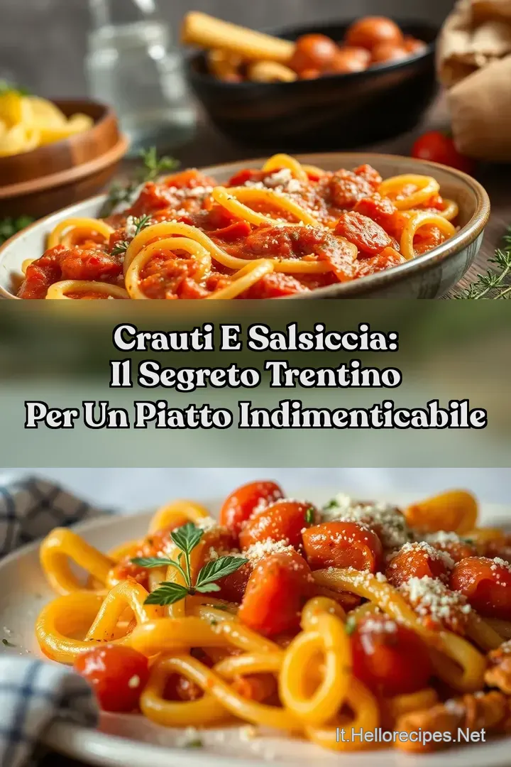 Crauti e Salsiccia: Il Segreto Trentino per un Piatto Indimenticabile