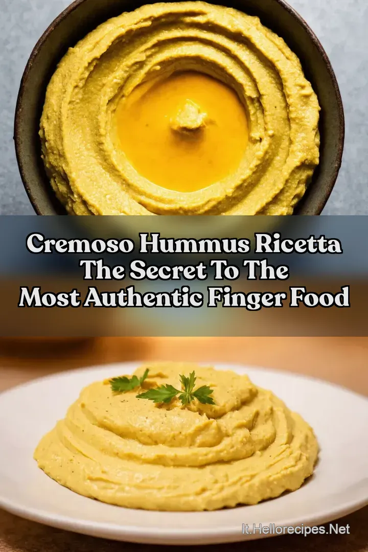 Cremoso Hummus Ricetta The Secret to The Most Authentic Finger Food