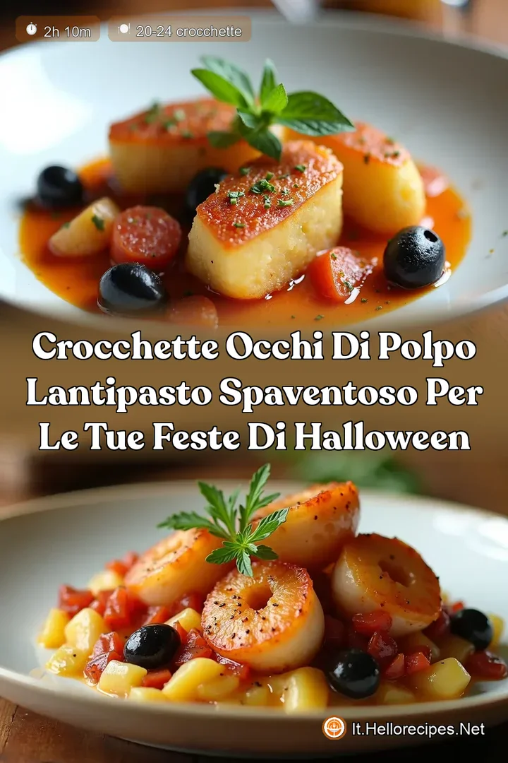 Crocchette Occhi di Polpo LAntipasto Spaventoso per le Tue Feste di Halloween