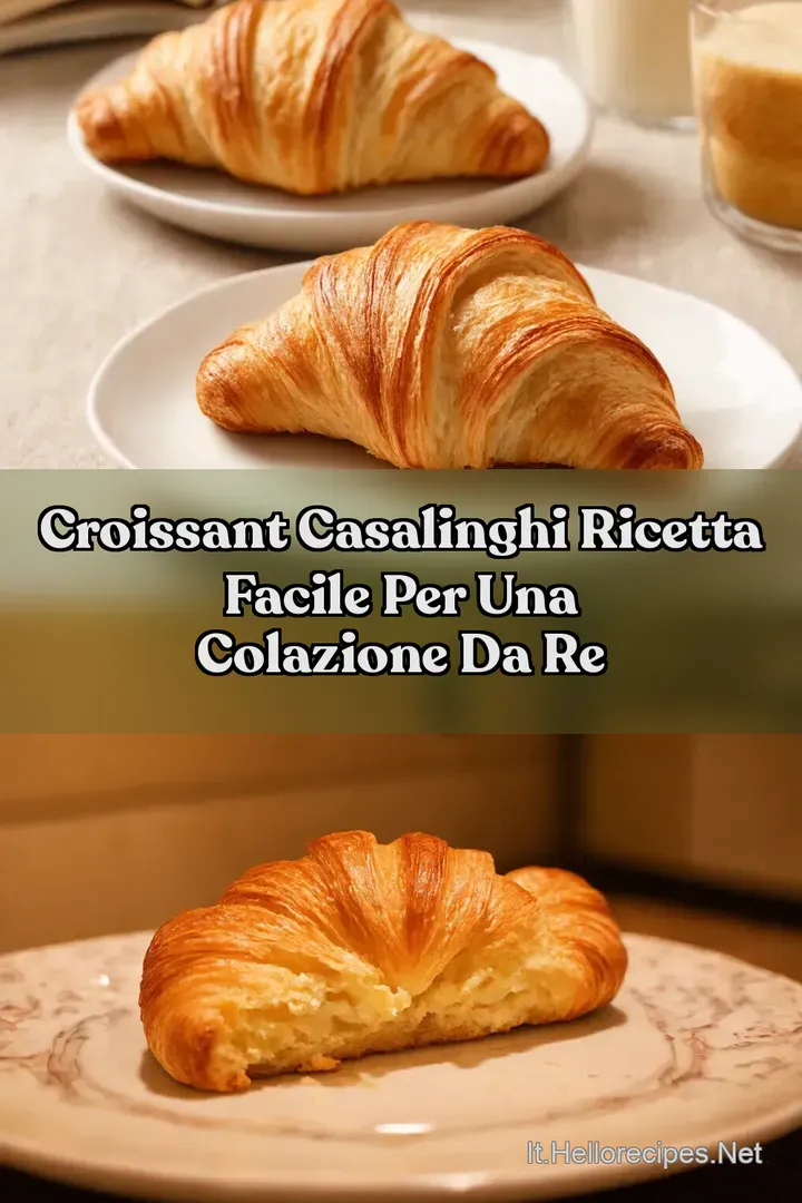 Croissant Casalinghi Ricetta Facile per una Colazione da Re