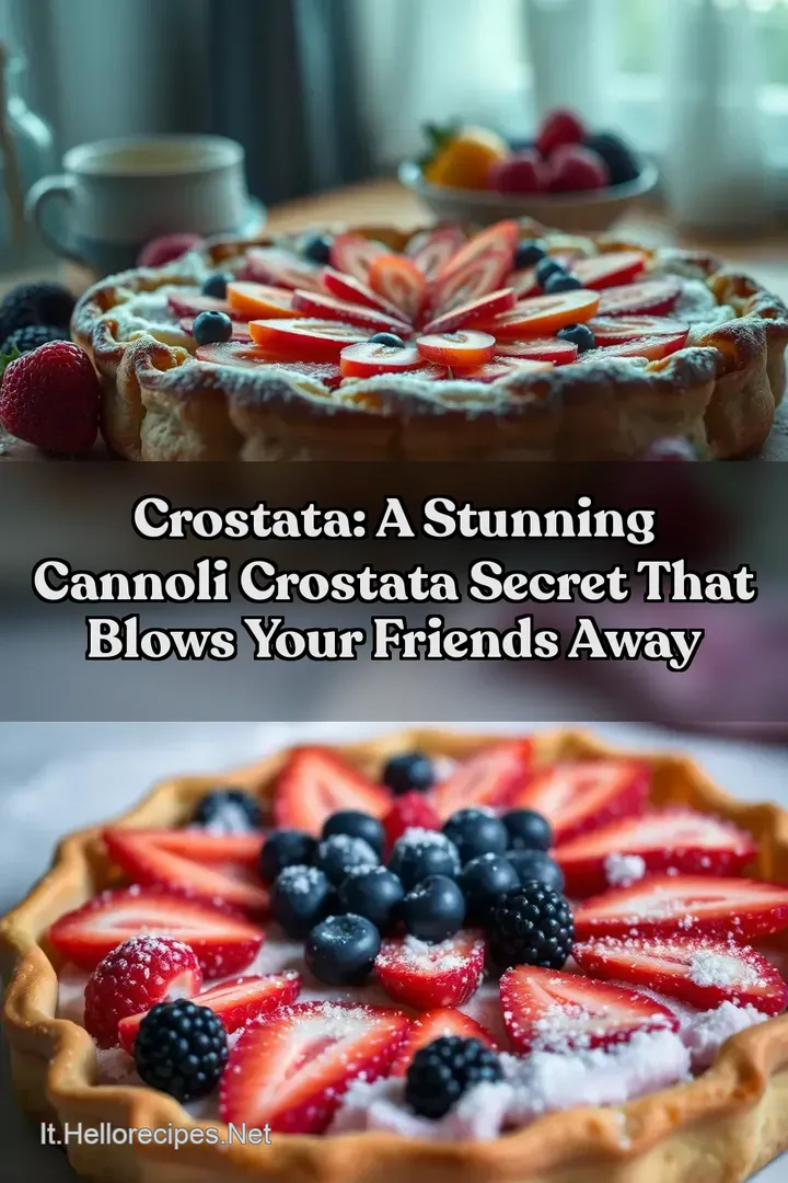 Crostata: A Stunning Cannoli Crostata Secret That Blows Your Friends Away
