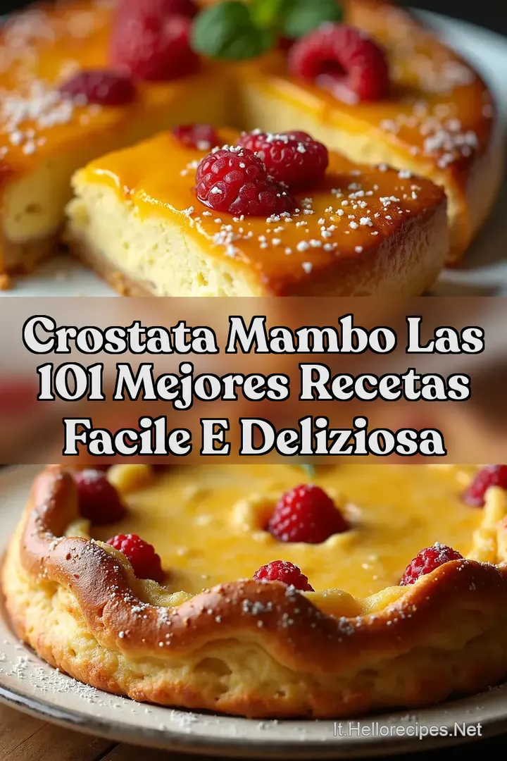 Crostata Mambo Las 101 MEJORES Recetas Facile e Deliziosa