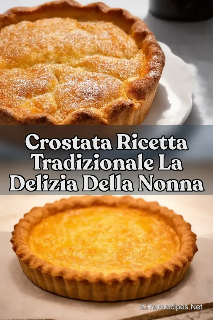 Crostata Ricetta Tradizionale La Delizia della Nonna