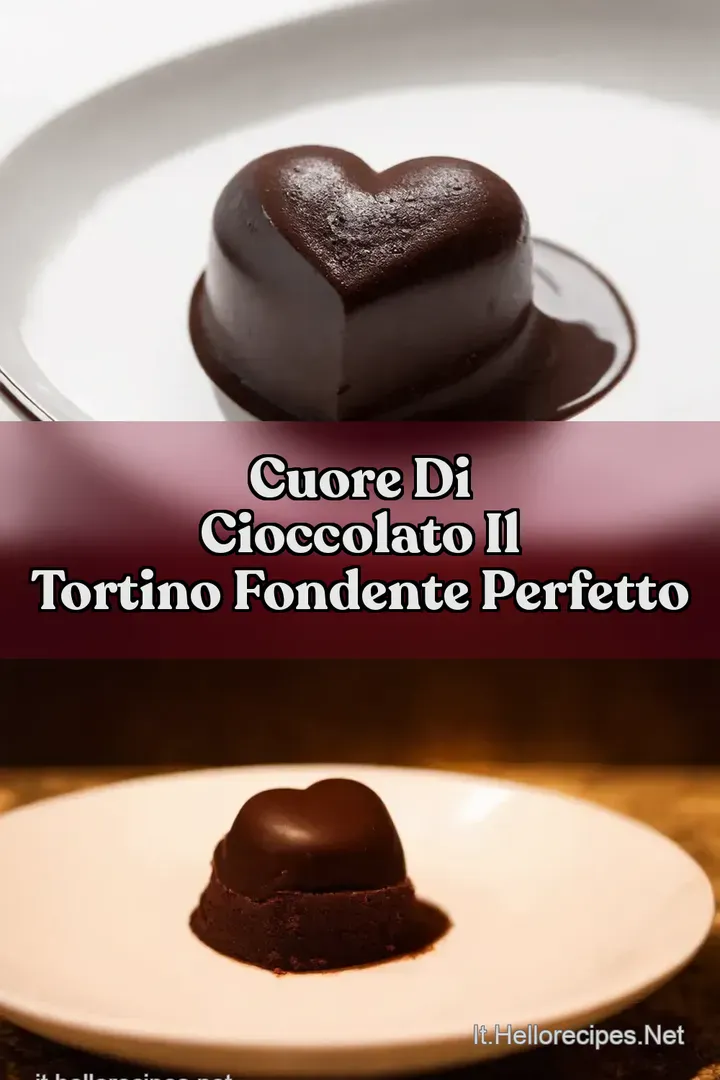 Cuore di Cioccolato Il Tortino Fondente Perfetto