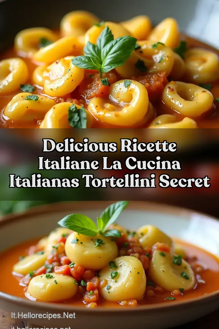 Delicious Ricette Italiane La Cucina Italianas tortellini secret