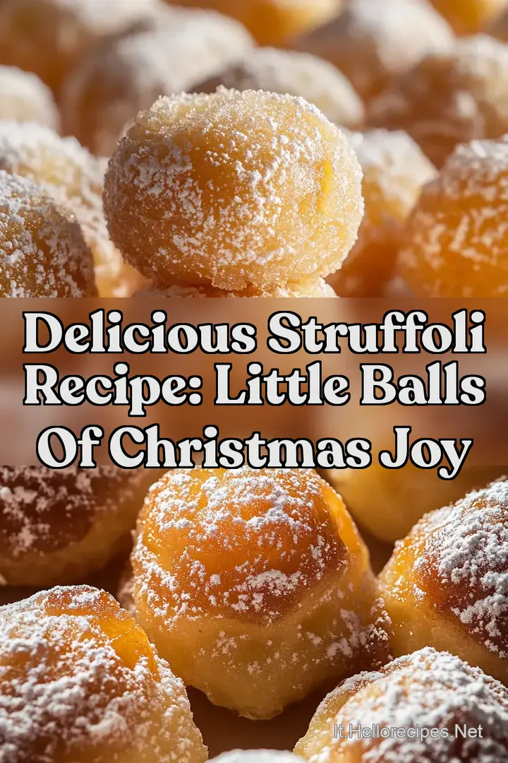 Delicious Struffoli Recipe: Little Balls of Christmas Joy