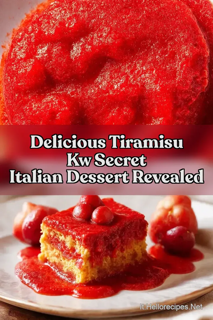 Delicious Tiramisu kw Secret Italian Dessert Revealed