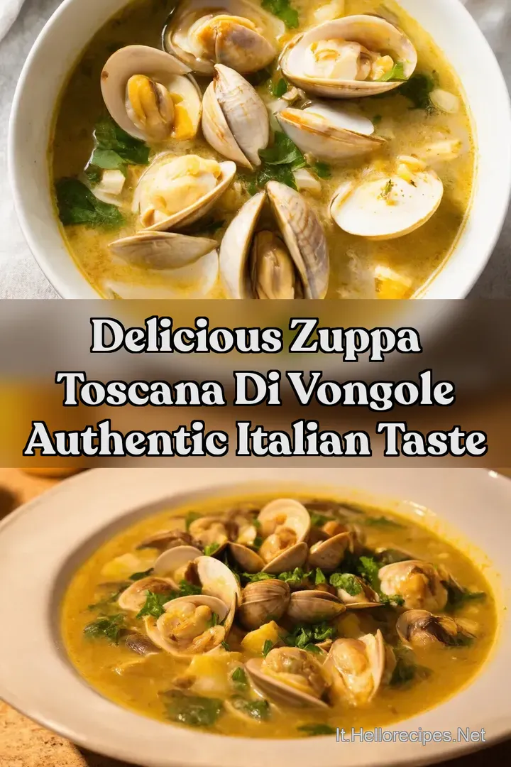 Delicious Zuppa Toscana di Vongole Authentic Italian Taste