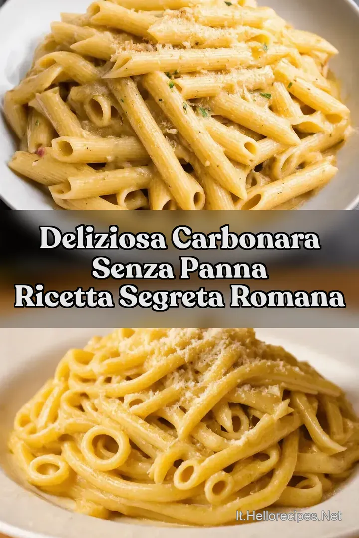 Deliziosa Carbonara senza Panna Ricetta Segreta Romana