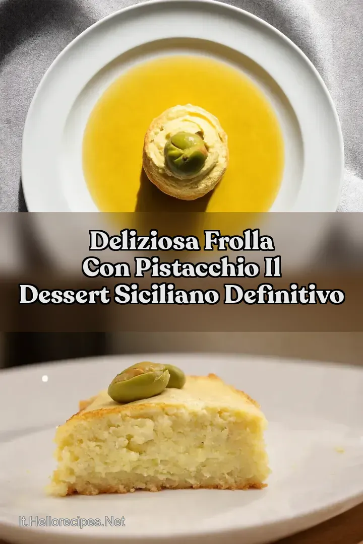 Deliziosa Frolla con Pistacchio Il Dessert Siciliano Definitivo