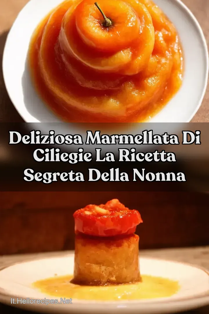 Deliziosa Marmellata di Ciliegie La Ricetta Segreta della Nonna