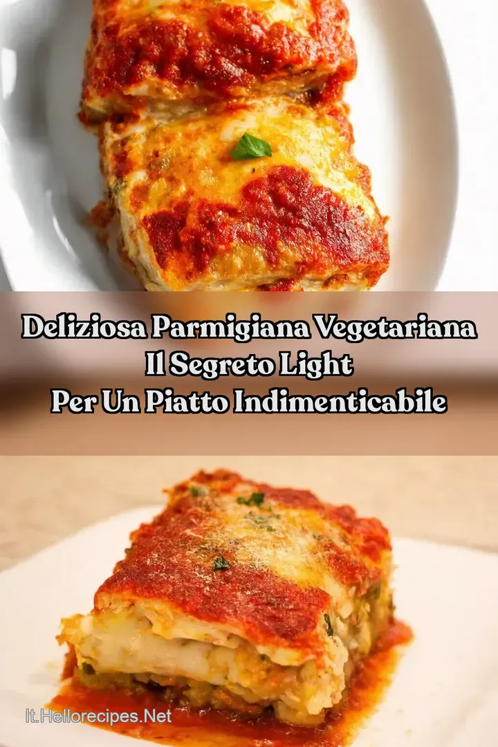 Deliziosa Parmigiana Vegetariana Il Segreto Light per un Piatto Indimenticabile