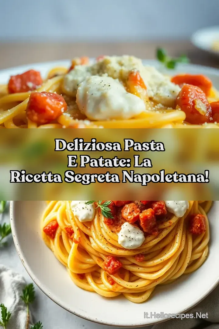 Deliziosa Pasta E Patate: La Ricetta Segreta Napoletana!