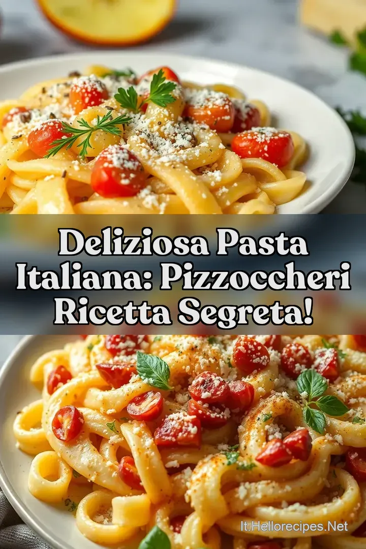 Deliziosa Pasta Italiana: Pizzoccheri Ricetta Segreta!