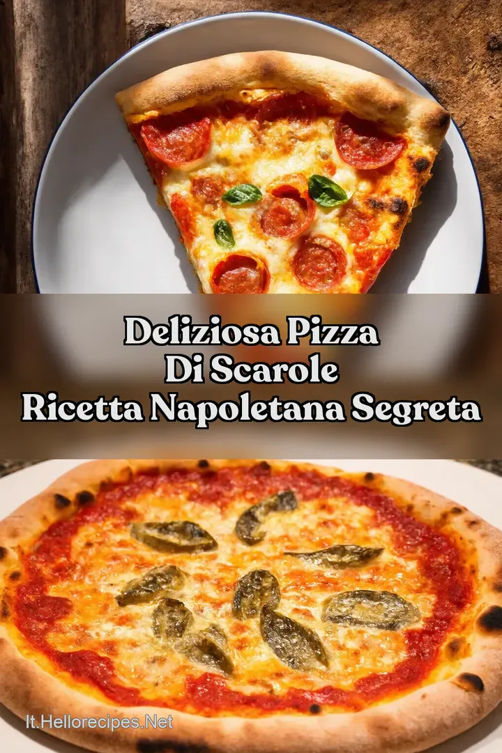 Deliziosa Pizza di Scarole Ricetta Napoletana Segreta