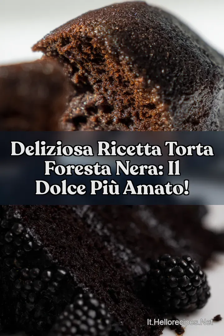 Deliziosa Ricetta Torta Foresta Nera: Il Dolce Pi&ugrave; Amato!
