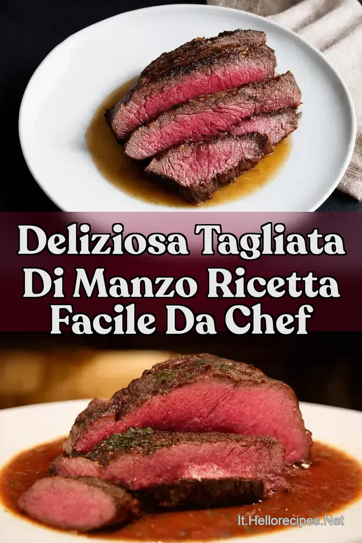 Deliziosa Tagliata di Manzo Ricetta Facile da Chef