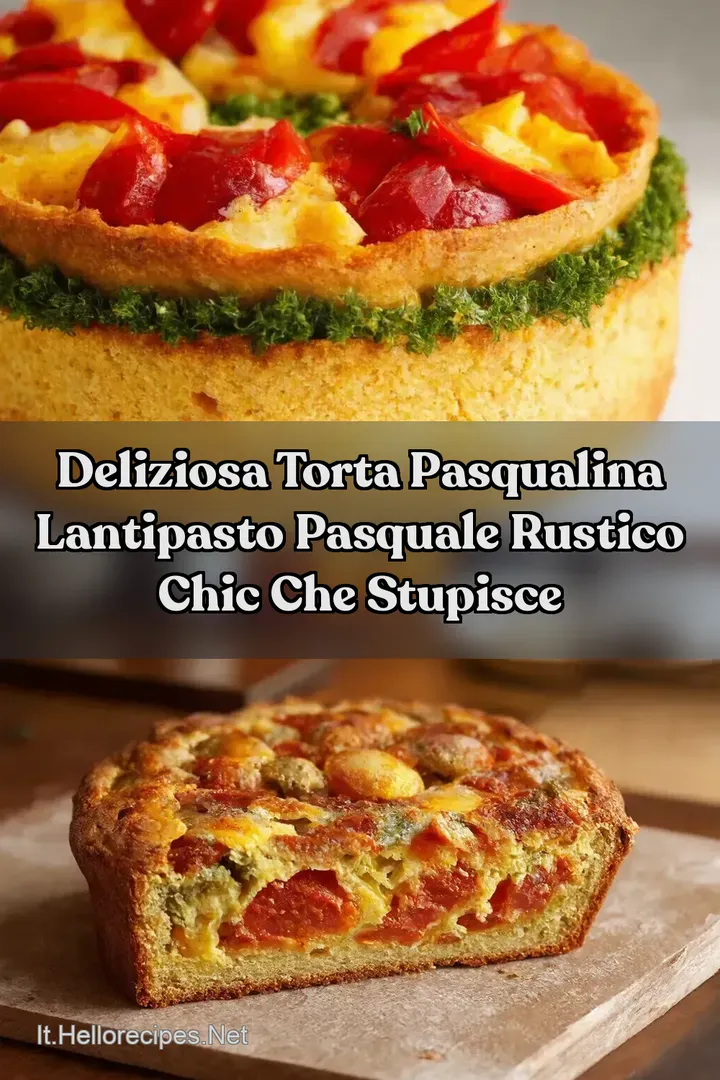 Deliziosa Torta Pasqualina LAntipasto Pasquale Rustico Chic che Stupisce
