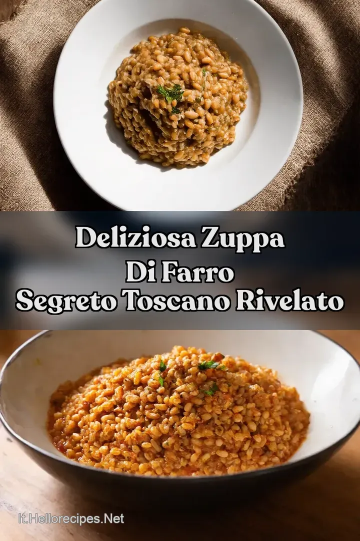 Deliziosa Zuppa di Farro Segreto Toscano Rivelato