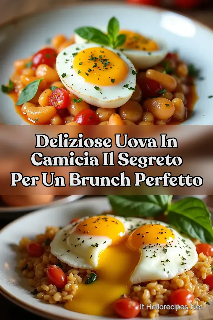 Deliziose Uova in Camicia Il Segreto per un Brunch Perfetto