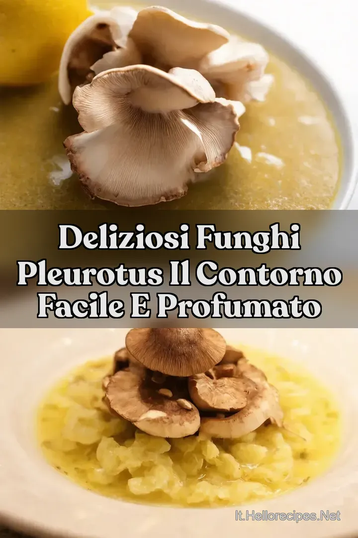 Deliziosi Funghi Pleurotus Il Contorno Facile e Profumato