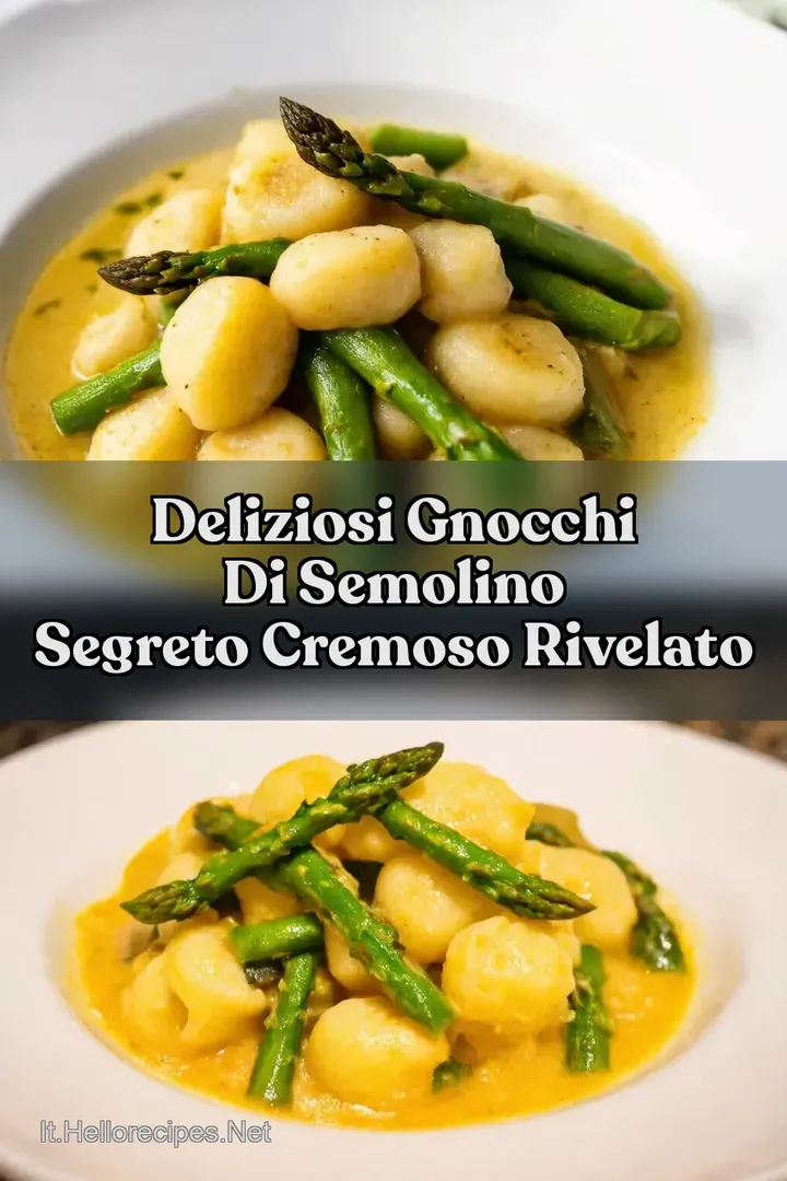 Deliziosi Gnocchi di Semolino Segreto Cremoso Rivelato