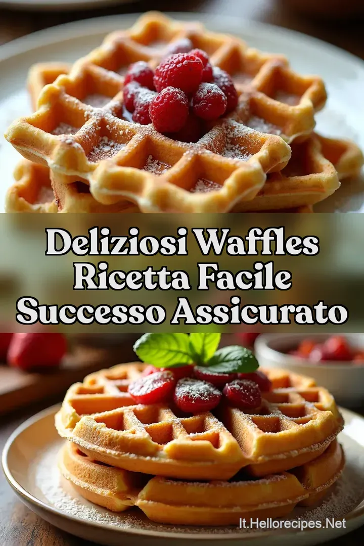 Deliziosi Waffles Ricetta Facile Successo Assicurato