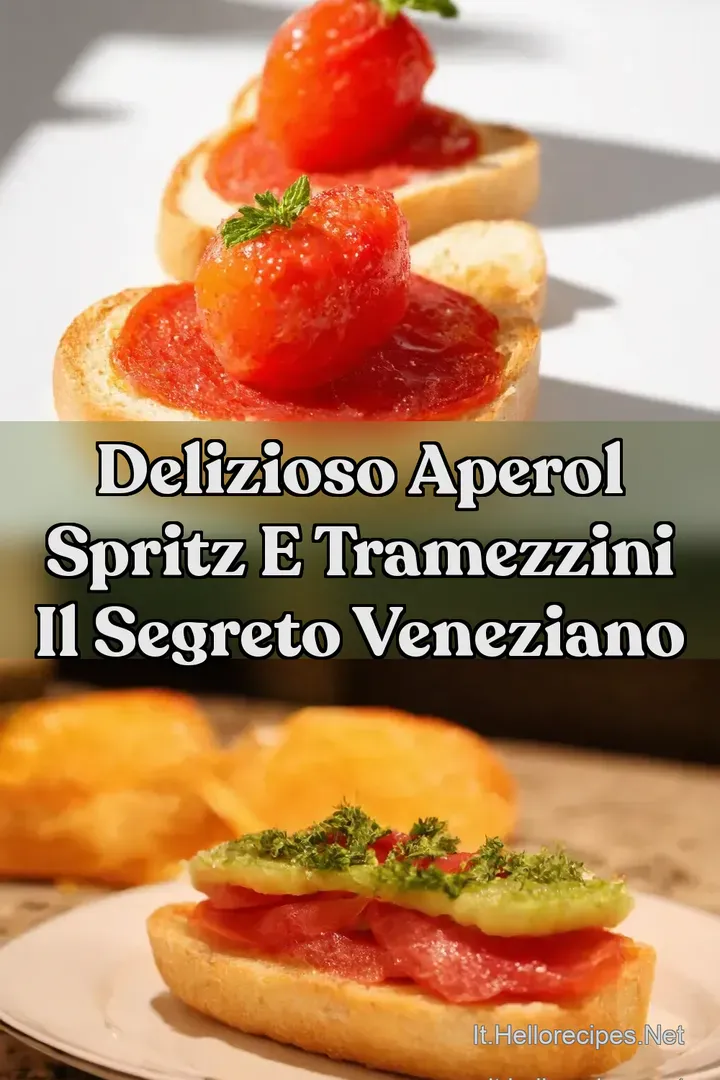 Delizioso Aperol Spritz e Tramezzini Il Segreto Veneziano