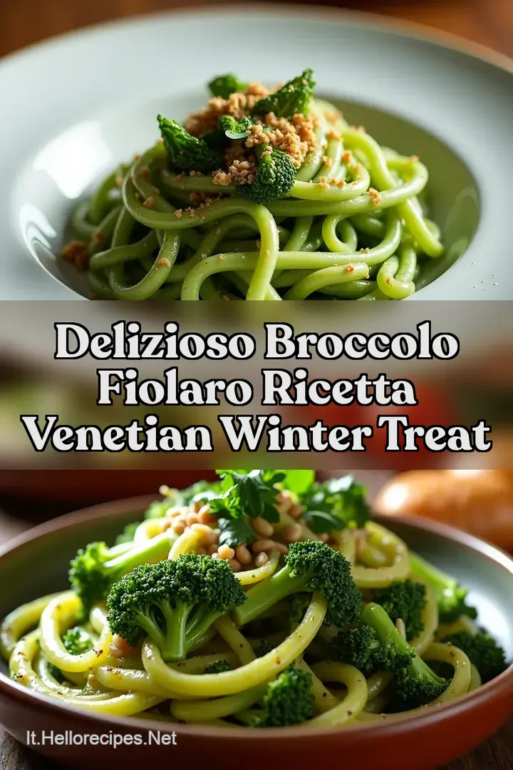 Delizioso Broccolo Fiolaro Ricetta Venetian Winter Treat