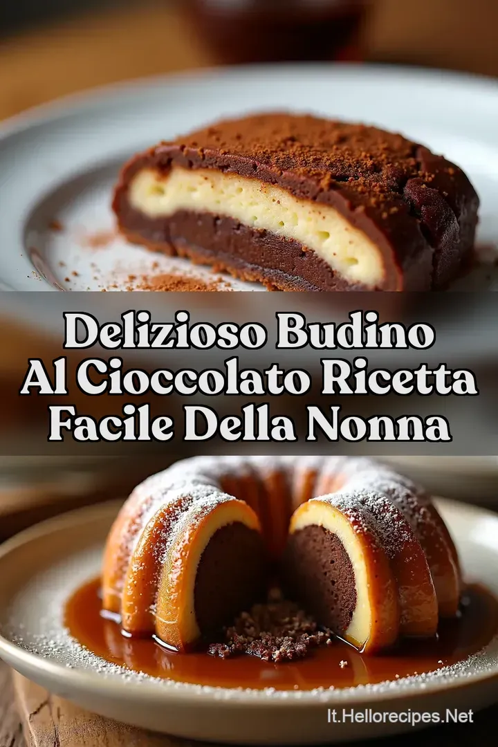 Delizioso Budino al Cioccolato Ricetta Facile della Nonna