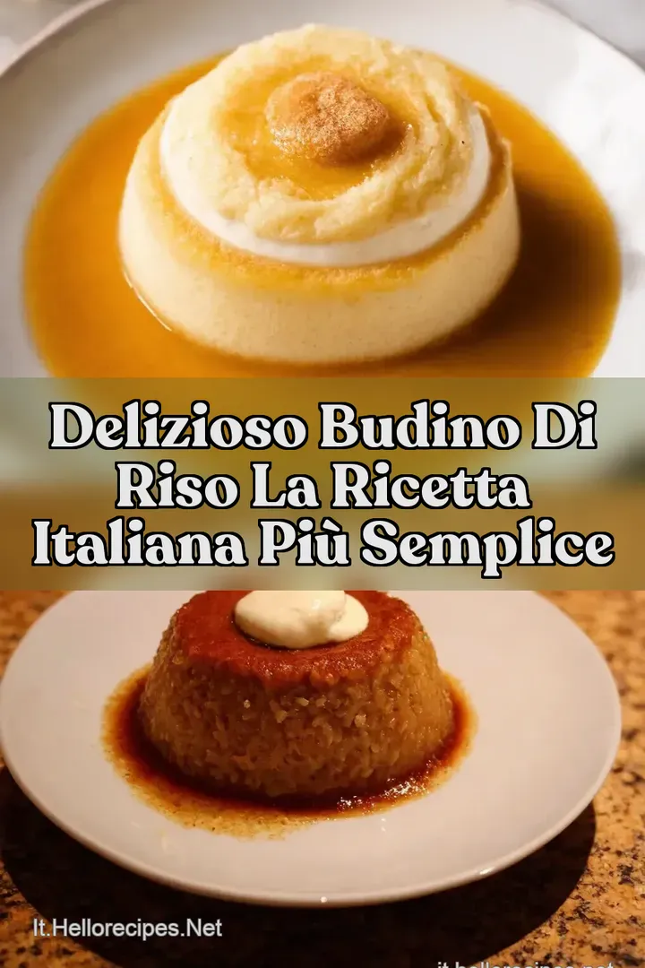 Delizioso Budino di Riso La Ricetta Italiana Pi&ugrave; Semplice