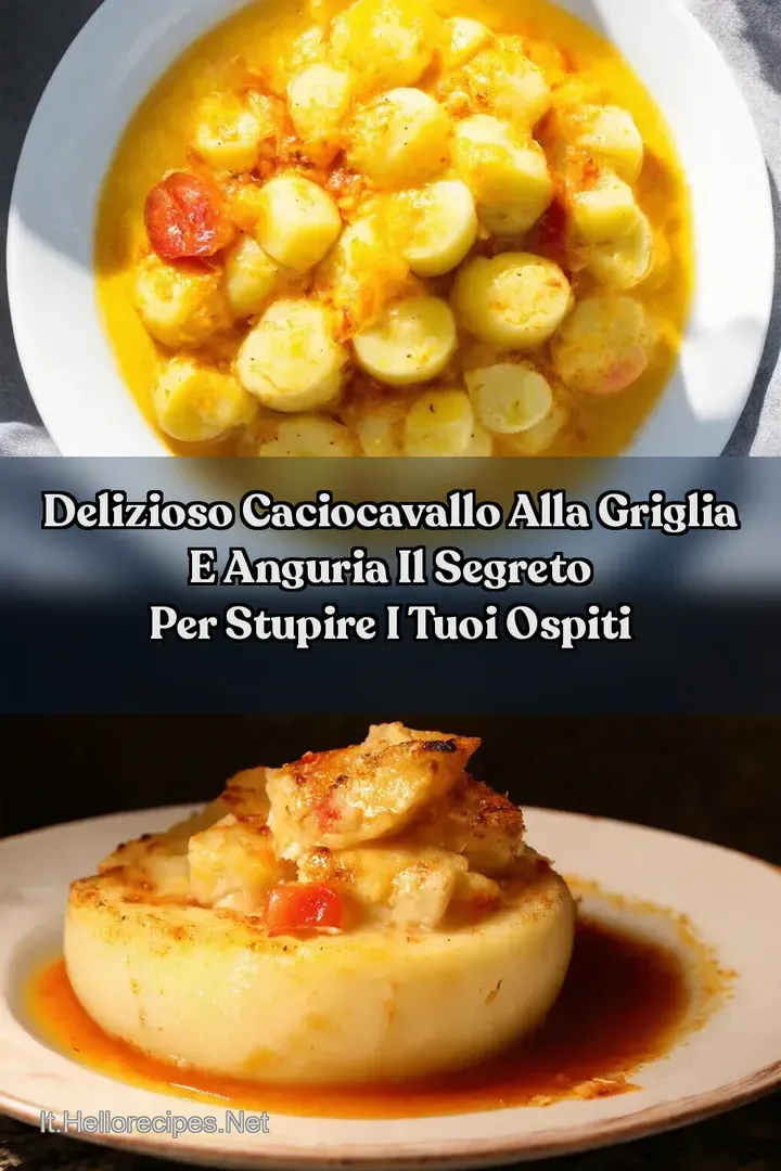 Delizioso Caciocavallo alla griglia e anguria il segreto per stupire i tuoi ospiti