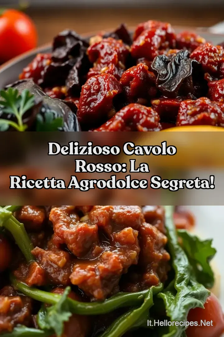 Delizioso Cavolo Rosso: La Ricetta Agrodolce Segreta!