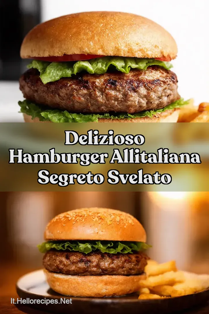 Delizioso Hamburger allItaliana Segreto Svelato