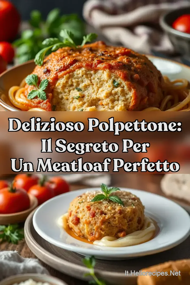 Delizioso Polpettone: Il Segreto per un Meatloaf Perfetto