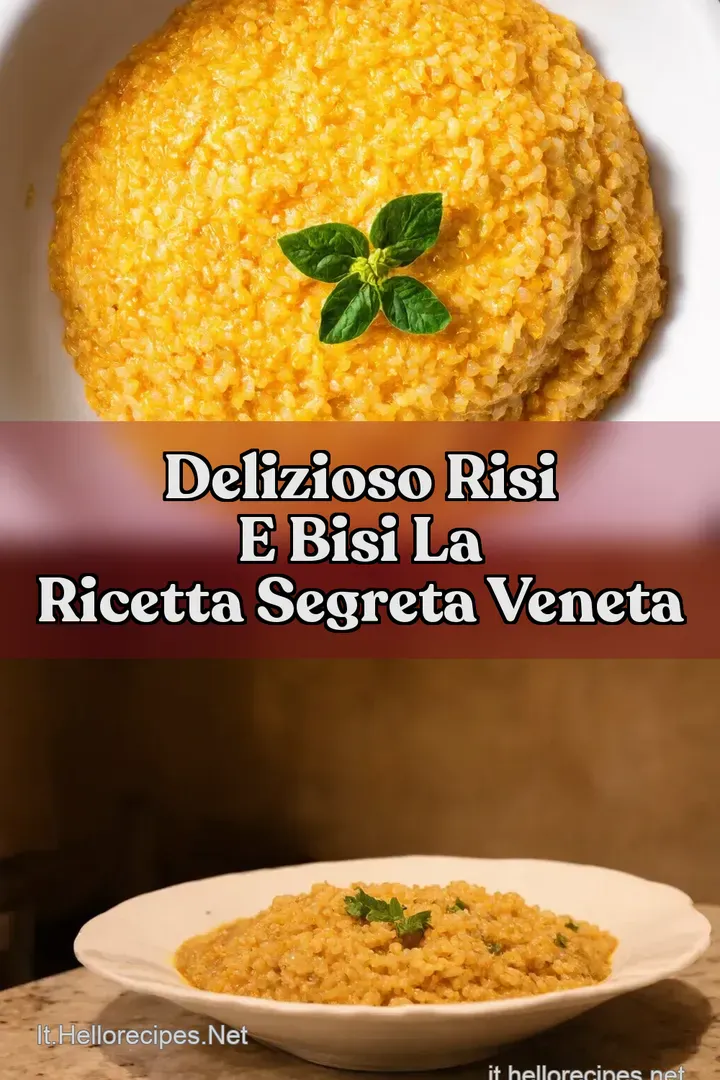 Delizioso Risi e Bisi La Ricetta Segreta Veneta