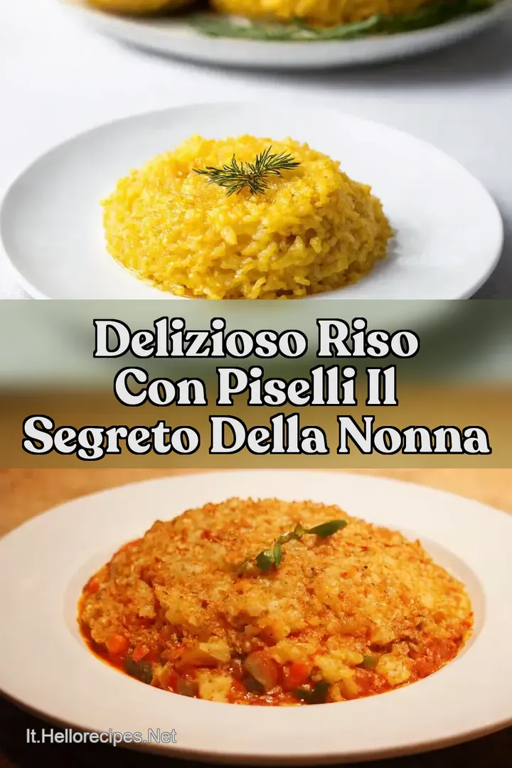 Delizioso Riso con Piselli Il Segreto della Nonna