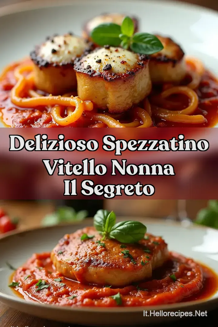 Delizioso Spezzatino Vitello Nonna il Segreto