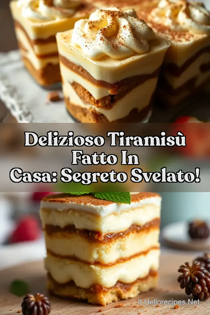 Delizioso Tiramis&ugrave; Fatto in Casa: Segreto Svelato!