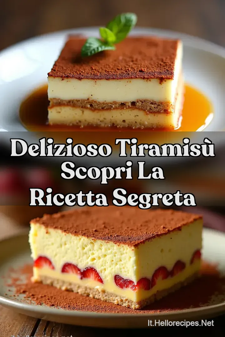 Delizioso Tiramis&ugrave; Scopri la Ricetta Segreta
