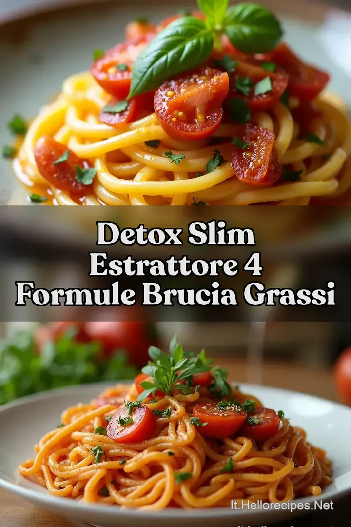 Detox Slim Estrattore 4 Formule Brucia Grassi